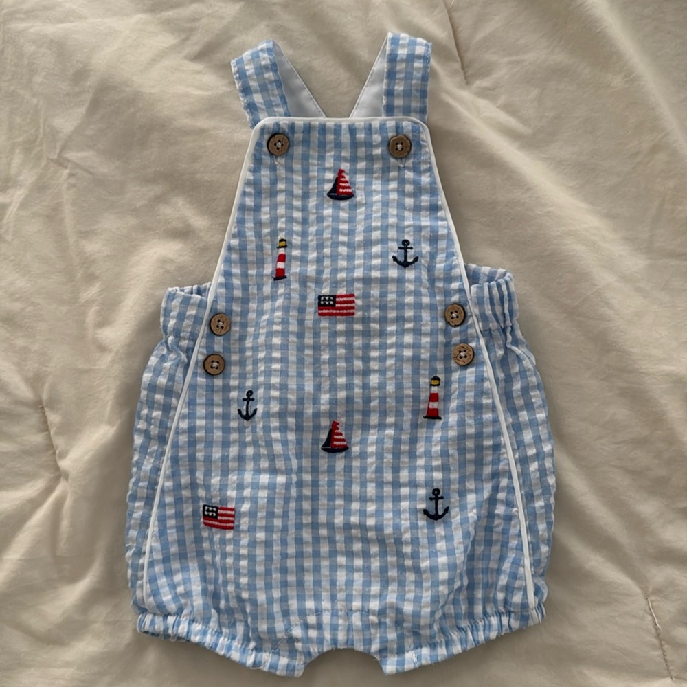 Mud Pie nautical romper